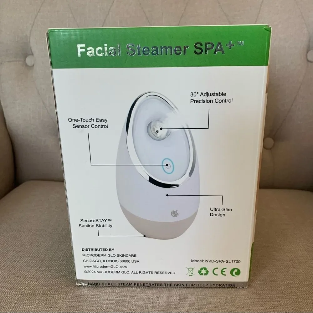 Facial Steamer SPA+ by Microderm GLO and Peptide Serum